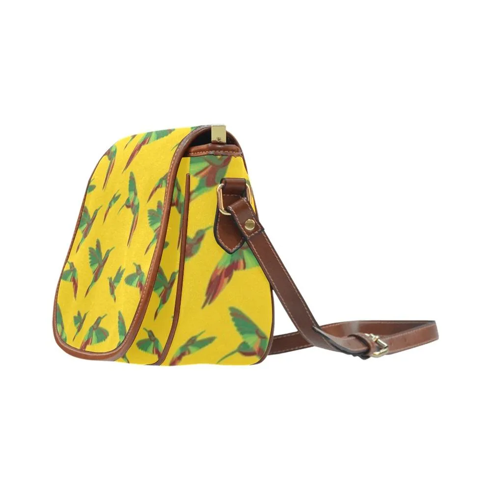 Red Swift Yellow Saddle Bag/Large