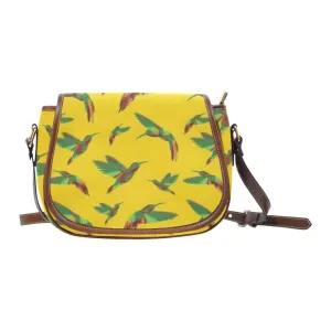 Red Swift Yellow Saddle Bag/Large