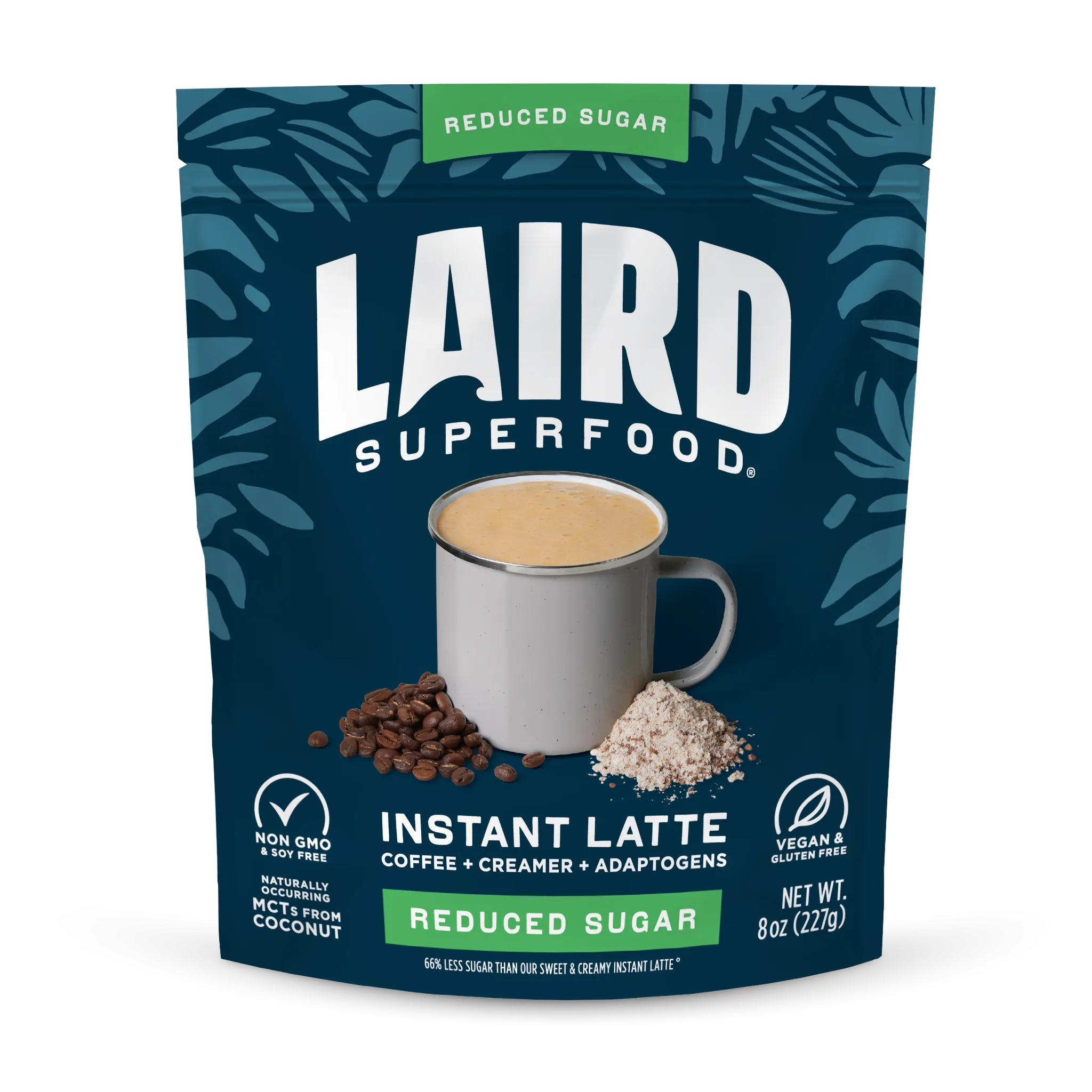 Reduced Sugar Instant Latte with Adaptogens