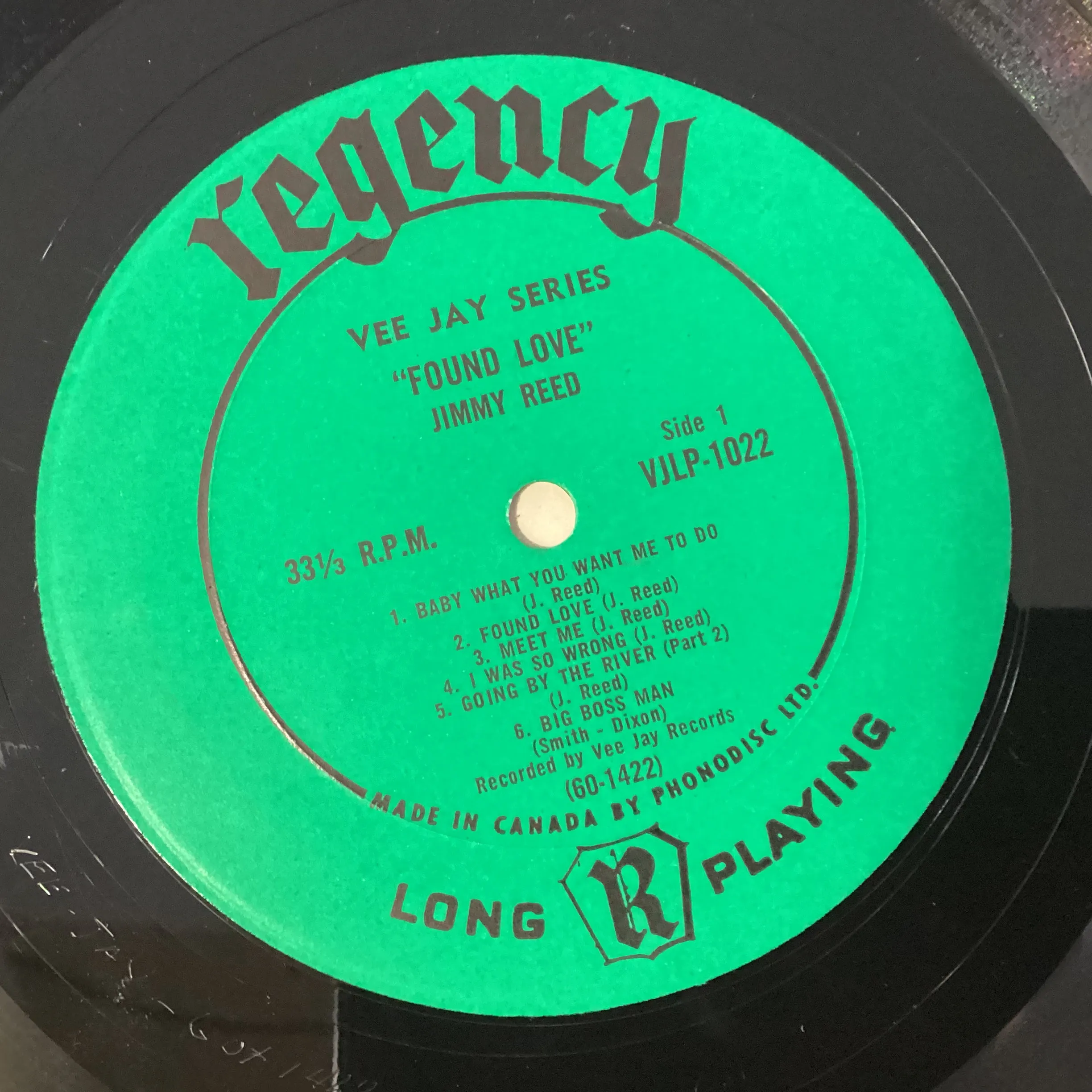REED, JIMMY = FOUND LOVE (CDN 1960) (USED)