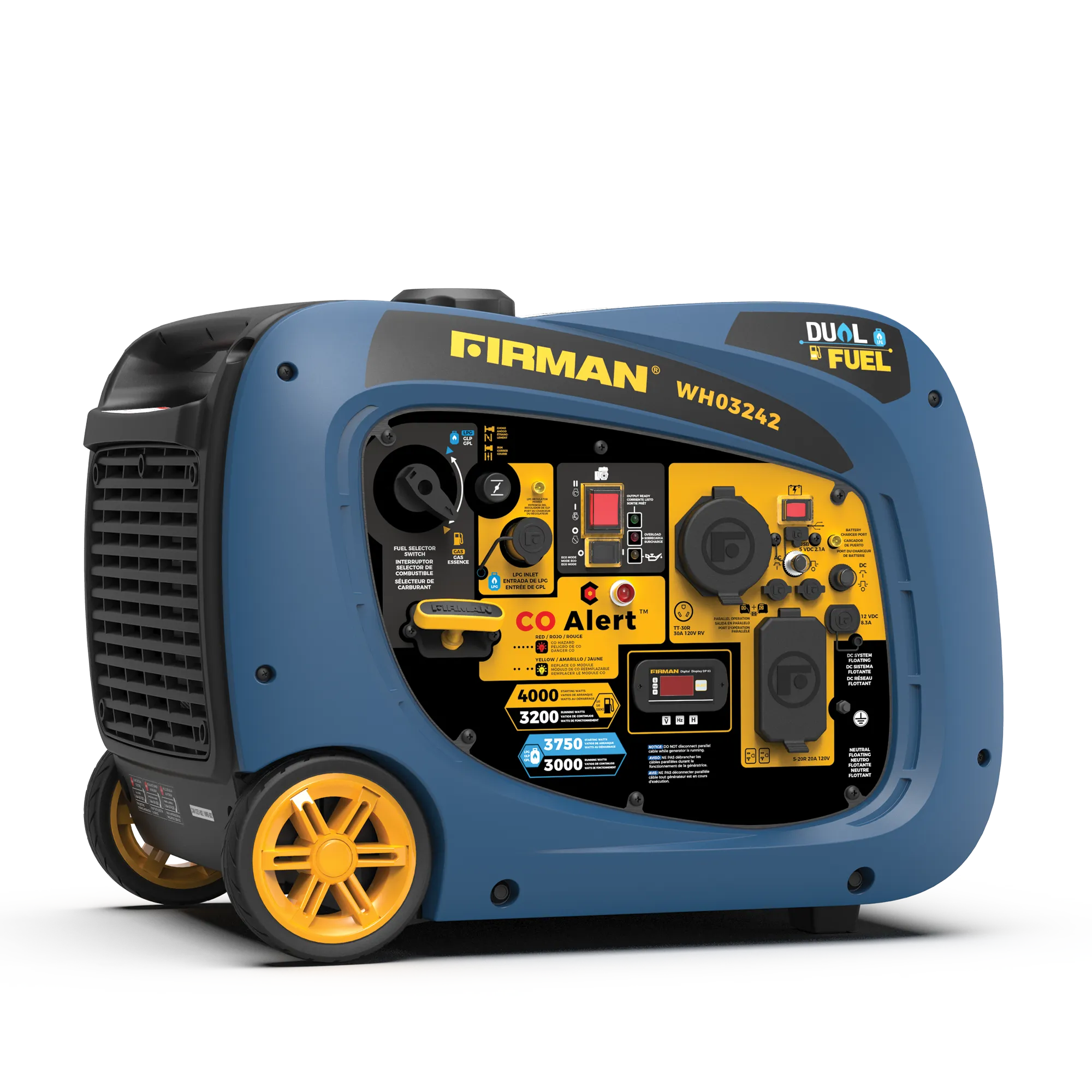 Refurbished Dual Fuel Inverter 4000W W/ Electric Start