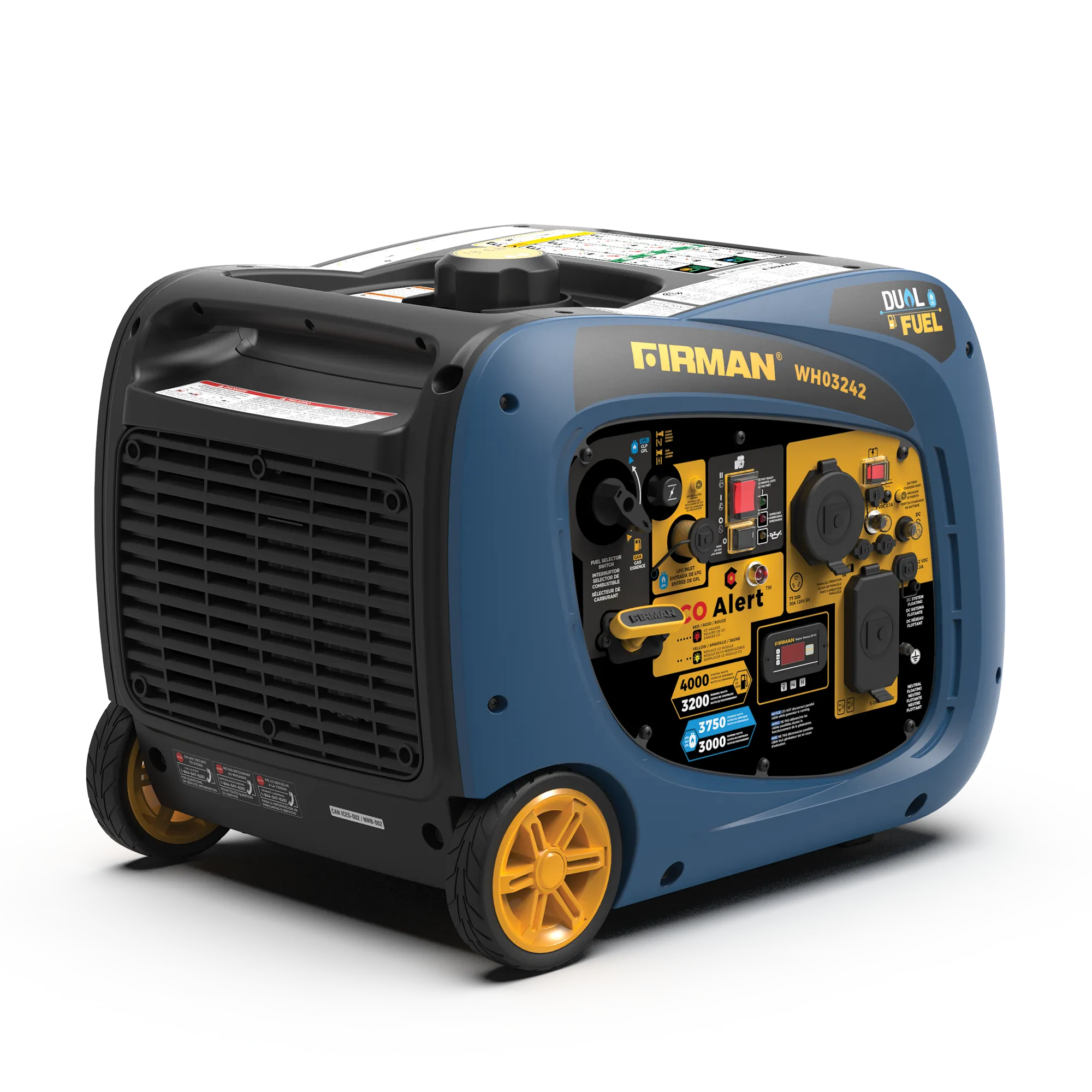 Refurbished Dual Fuel Inverter 4000W W/ Electric Start