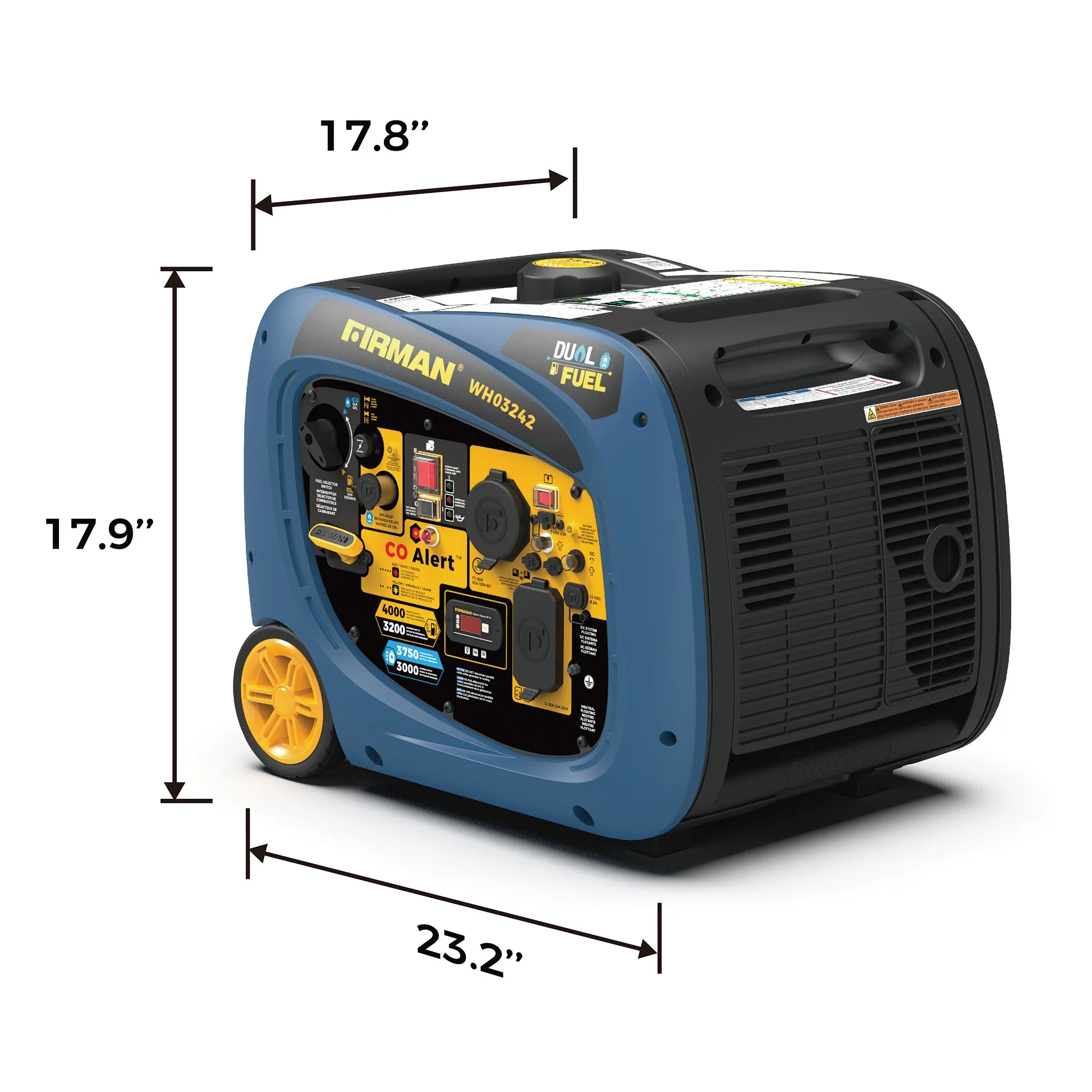 Refurbished Dual Fuel Inverter 4000W W/ Electric Start