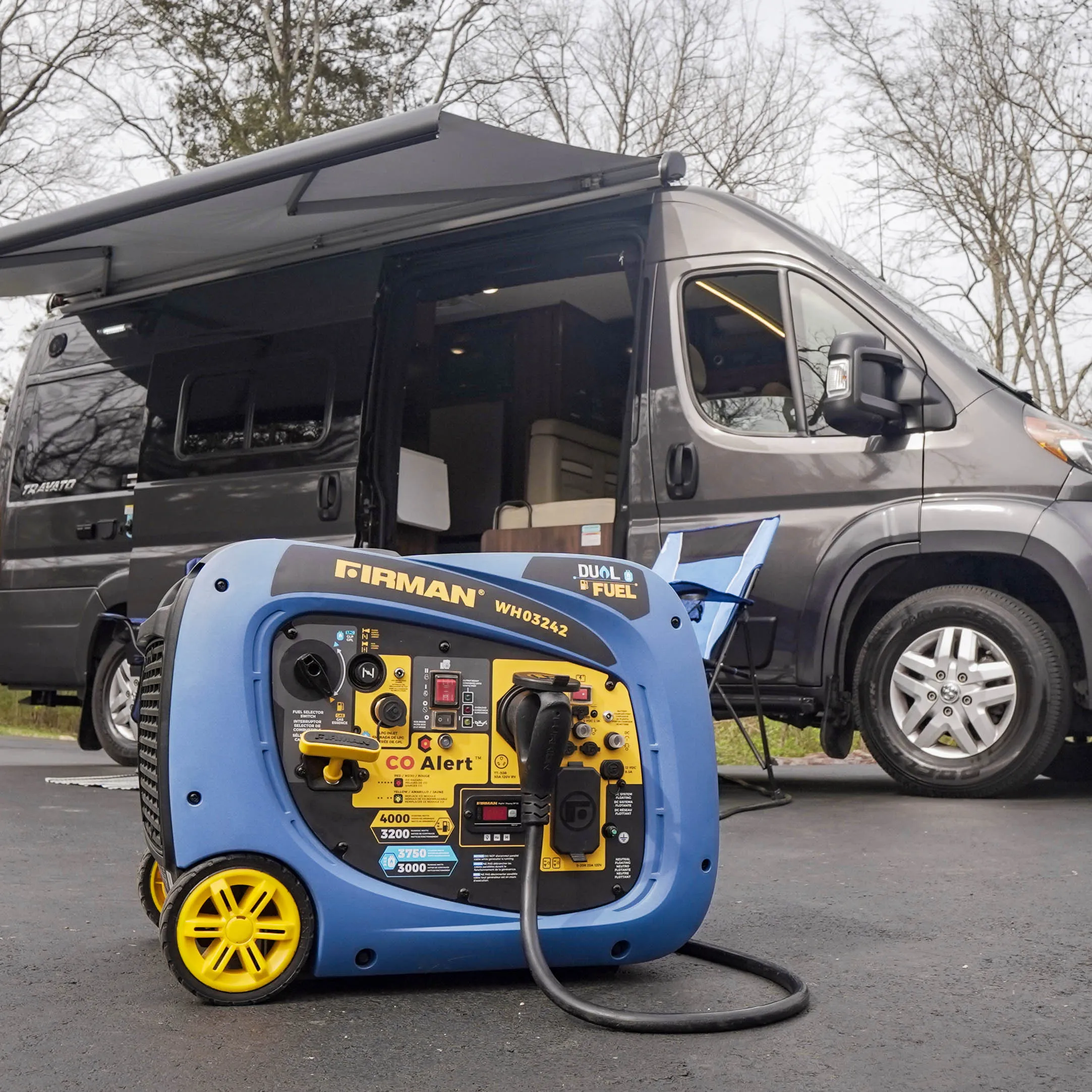 Refurbished Dual Fuel Inverter 4000W W/ Electric Start
