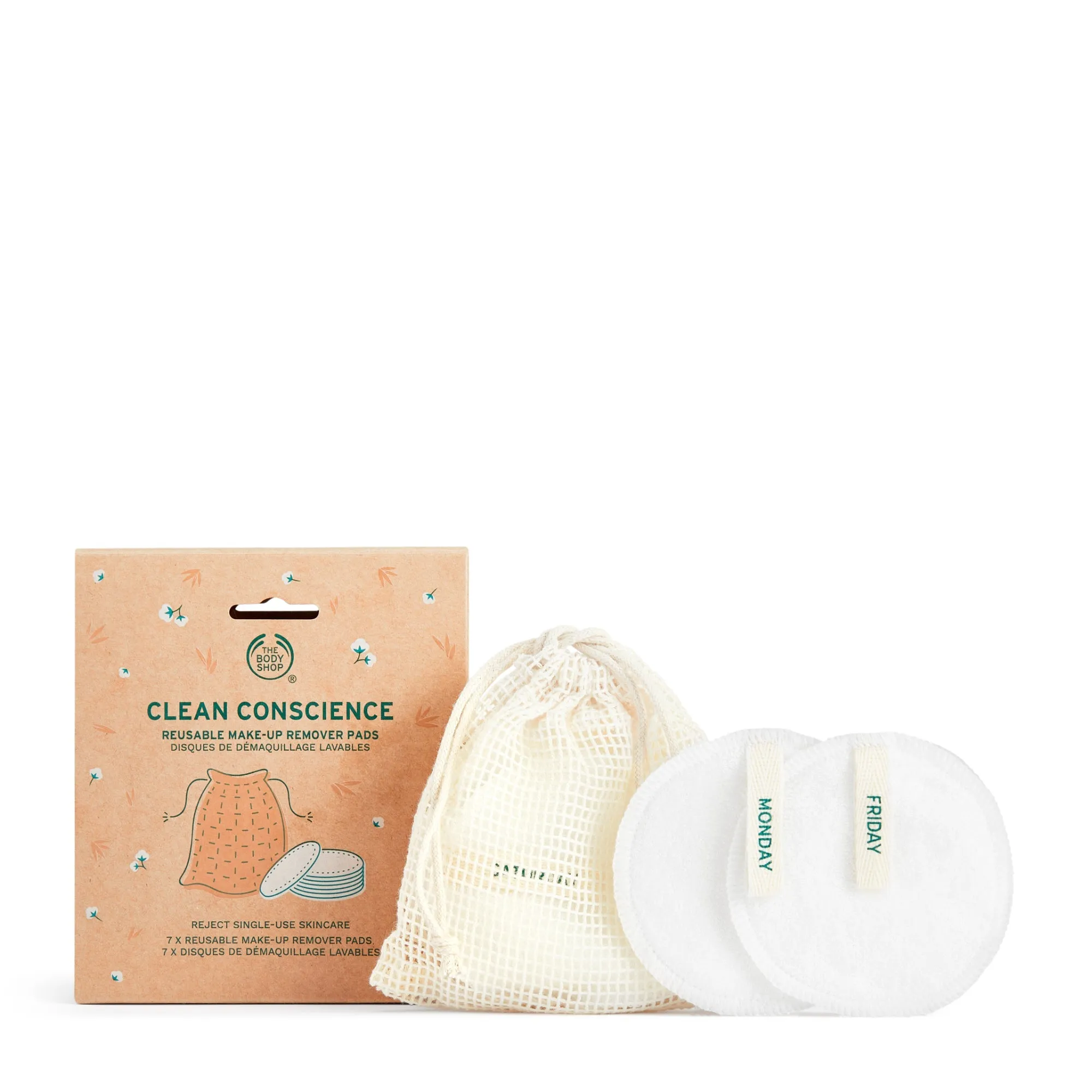 Reusable Bamboo & Cotton Pads