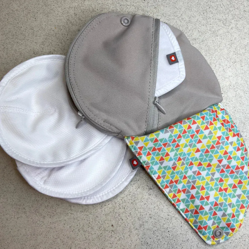 Reusable Starter Pack, Pastels - Nappy, Wipes, Breast pads