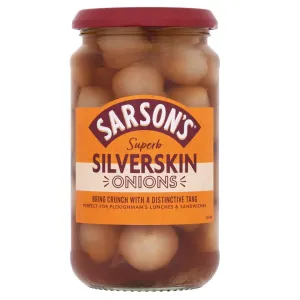 Sarson's Medium & Tangy Silverskin Onions Pickle 460g