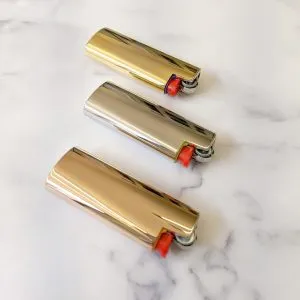 Silver Mini Lighter Case