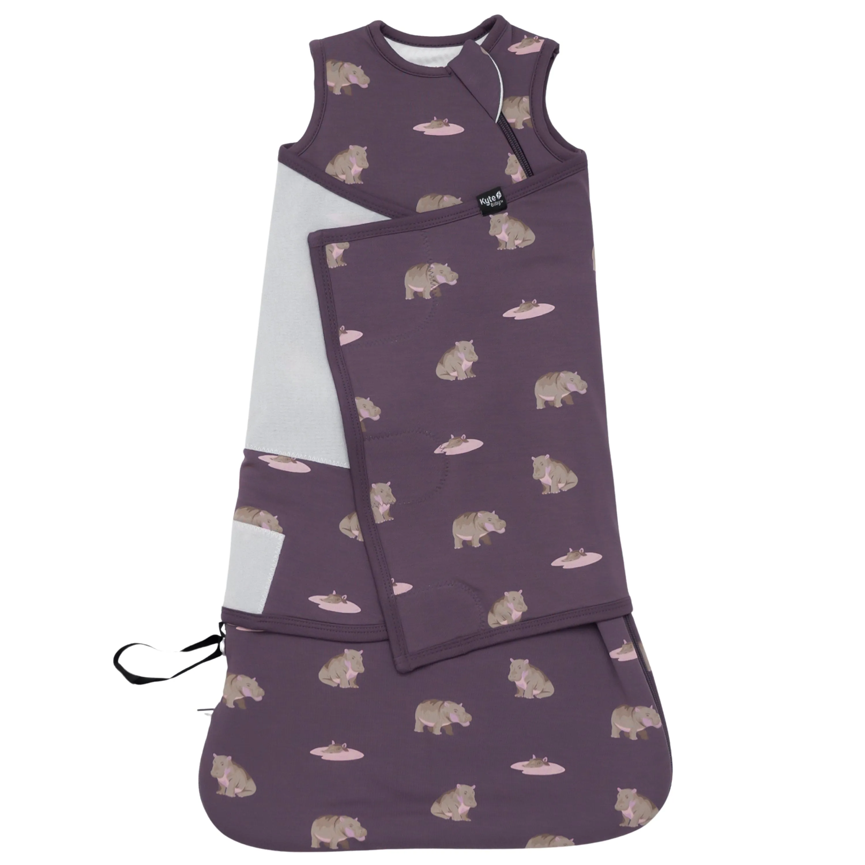 Sleep Bag Swaddler in Baby Hippo 1.0