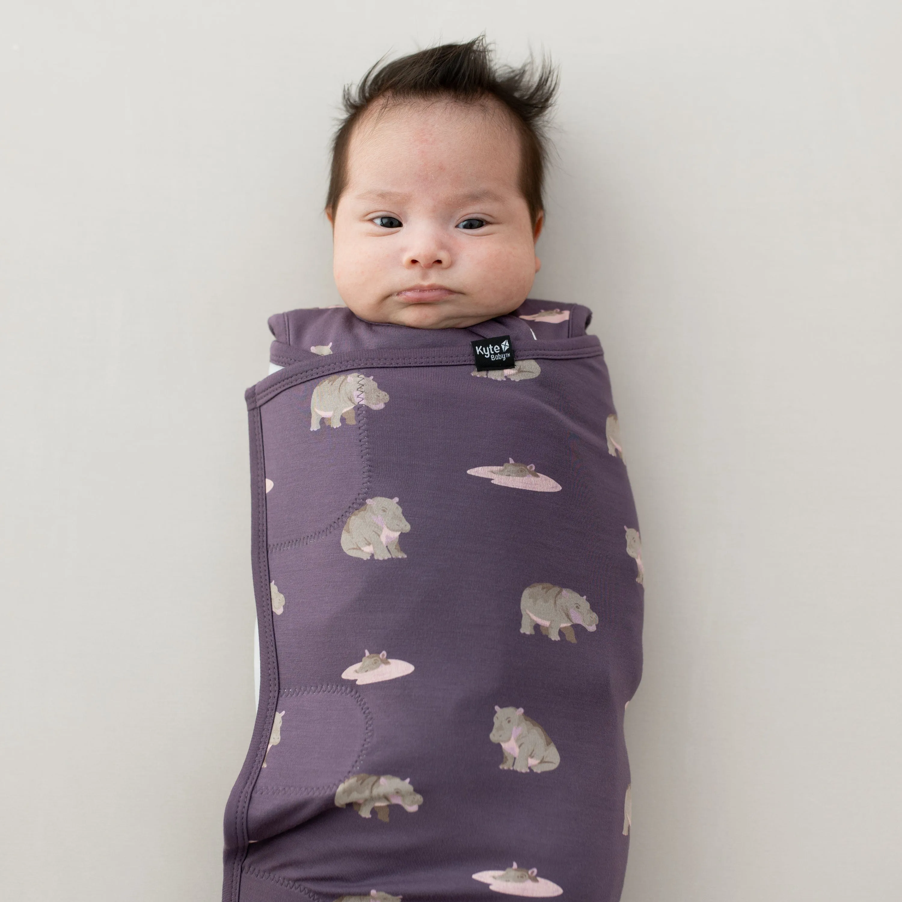 Sleep Bag Swaddler in Baby Hippo 1.0