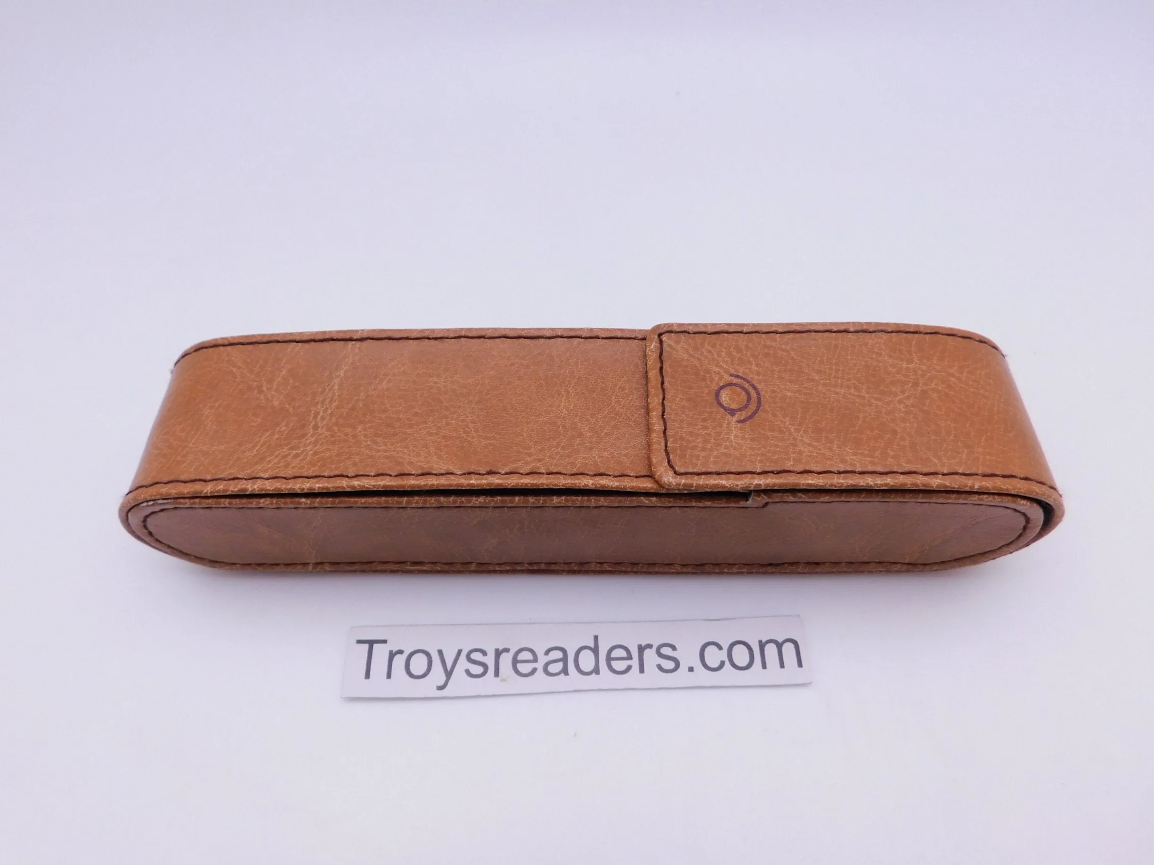 Slim Leather Reading Glasses Case