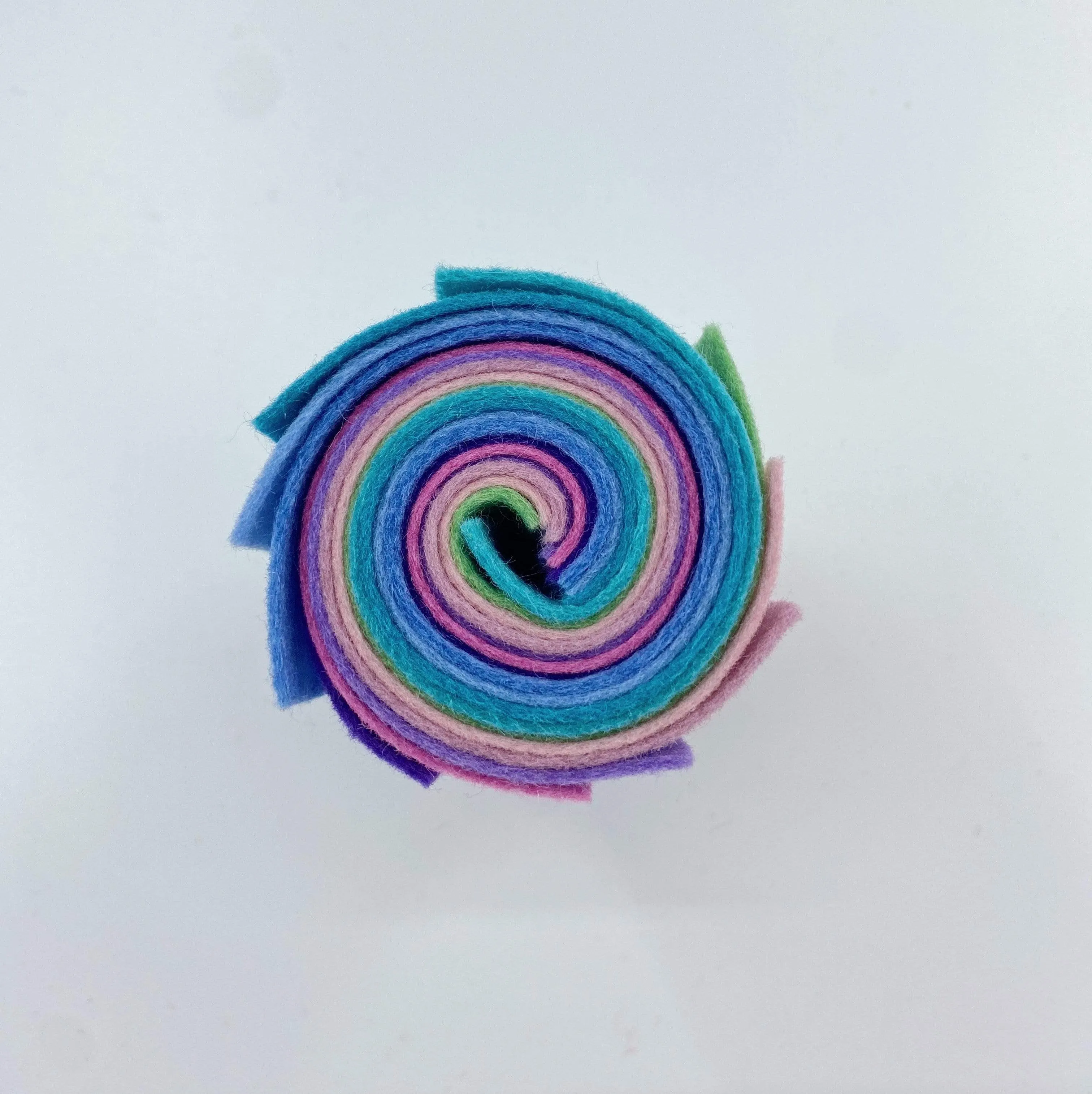 Small Wool Felt Roll - 1980's Prom Dress