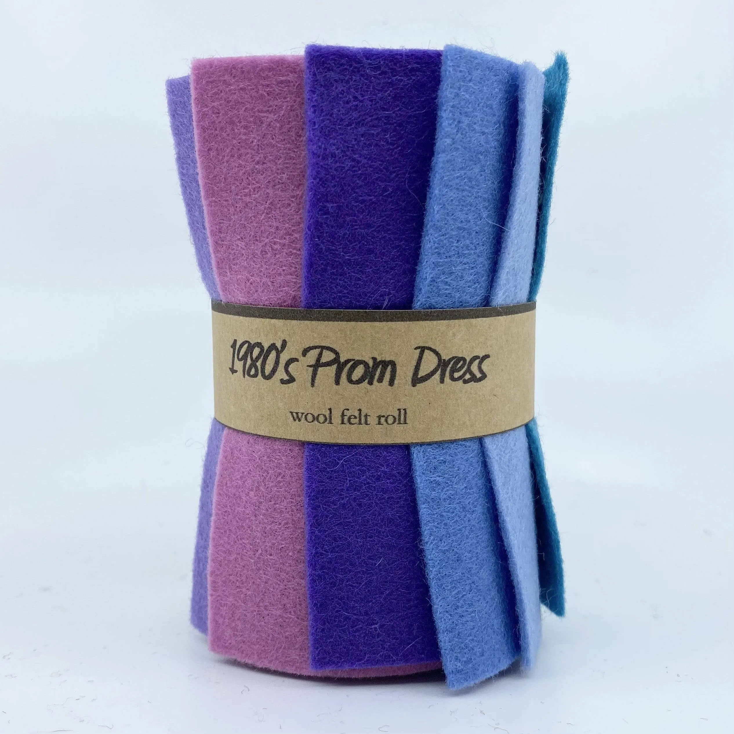 Small Wool Felt Roll - 1980's Prom Dress