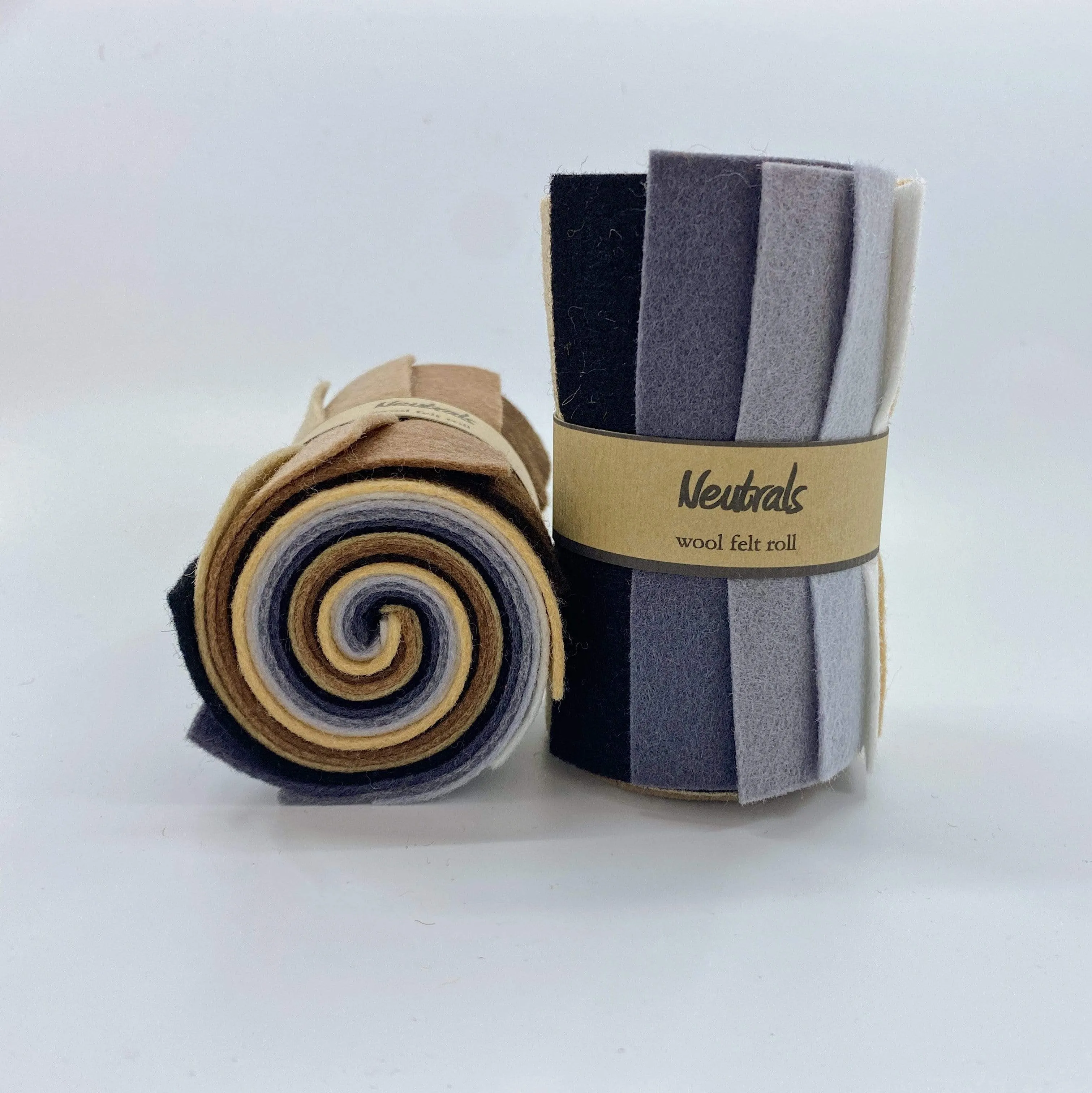 Small Wool Felt Roll - Neutrals