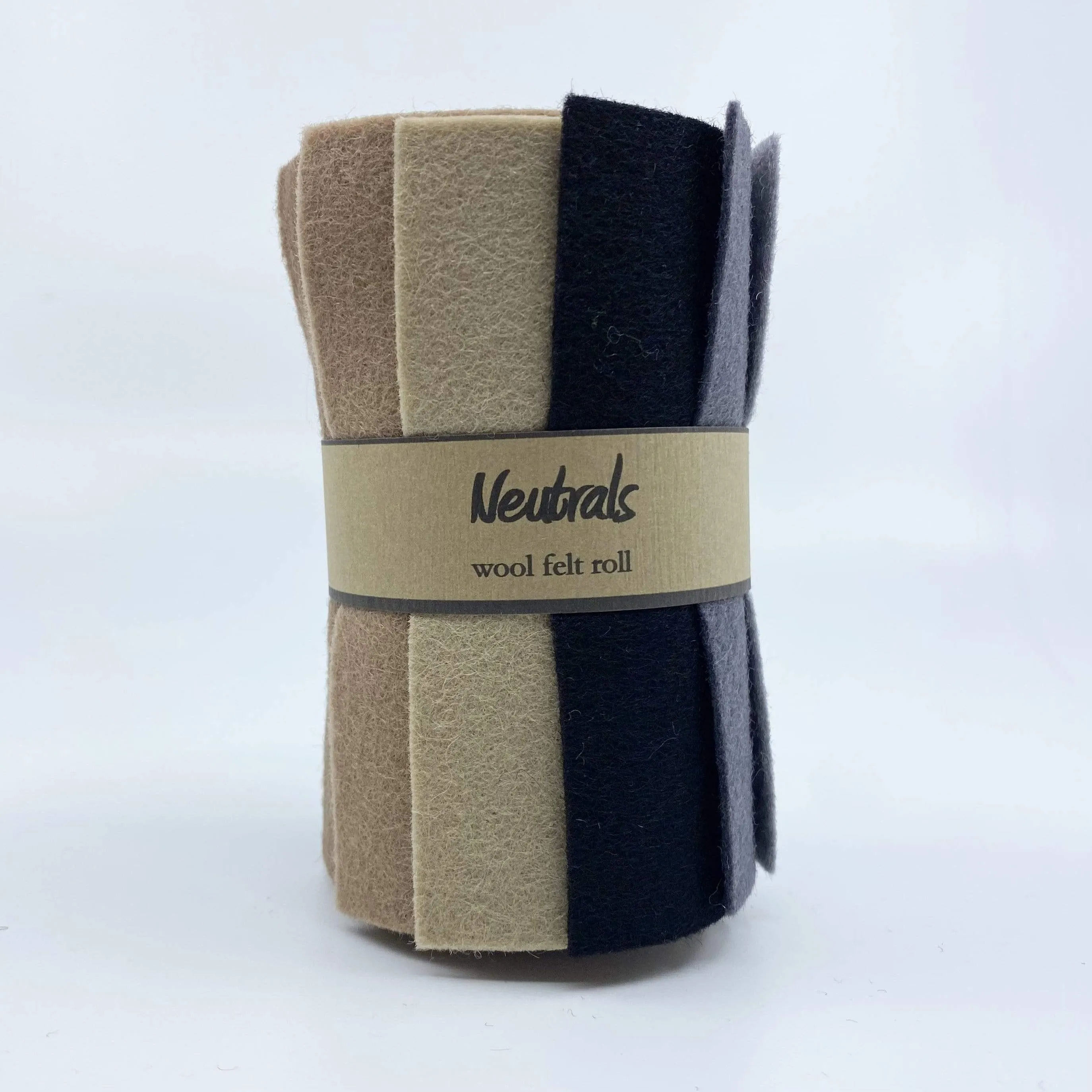 Small Wool Felt Roll - Neutrals