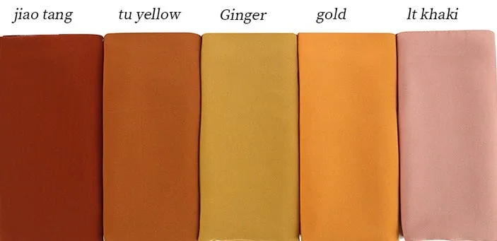 Solid Chiffon Hijabs  