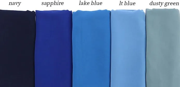 Solid Chiffon Hijabs  