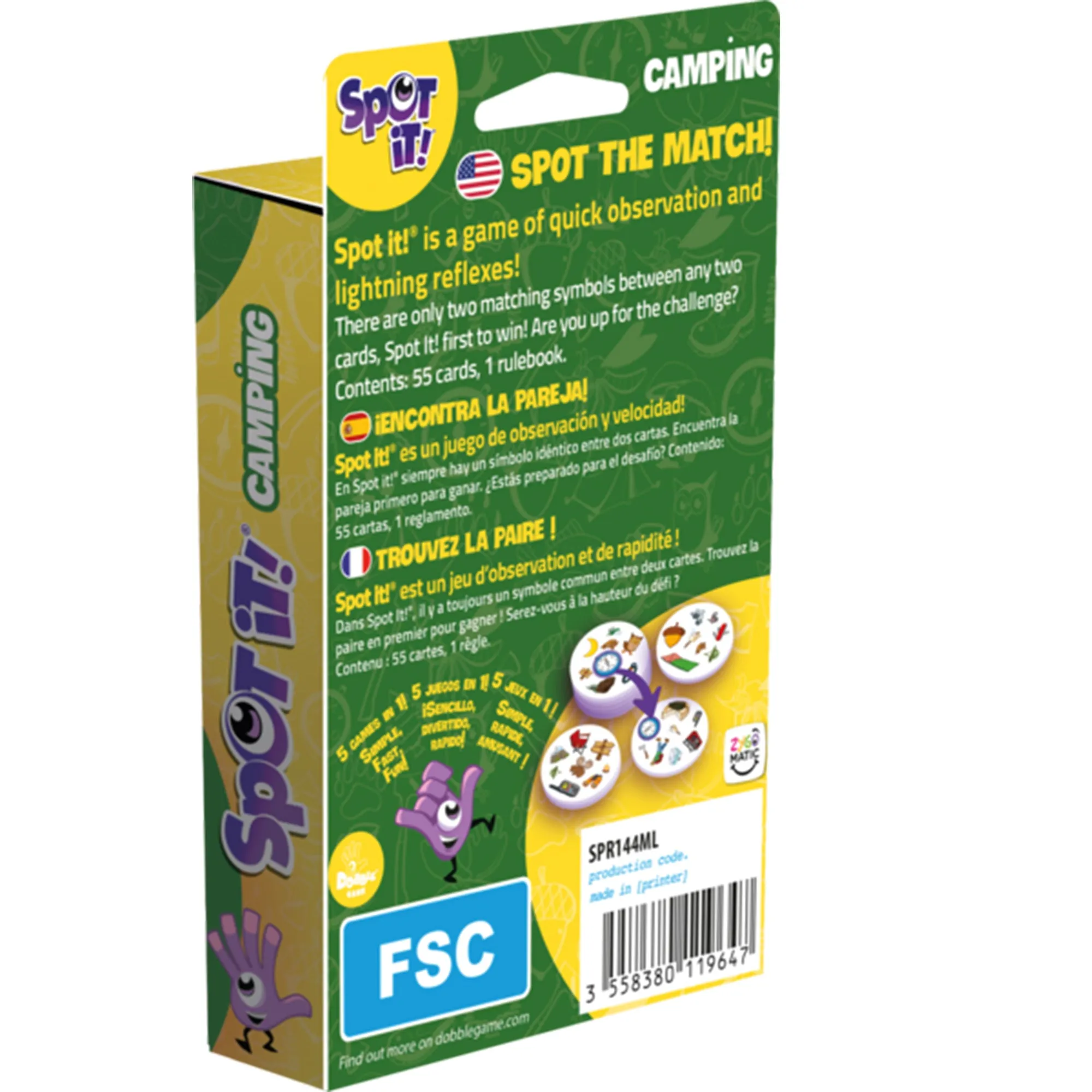 Spot it! Camping (Pocket Eco) ML