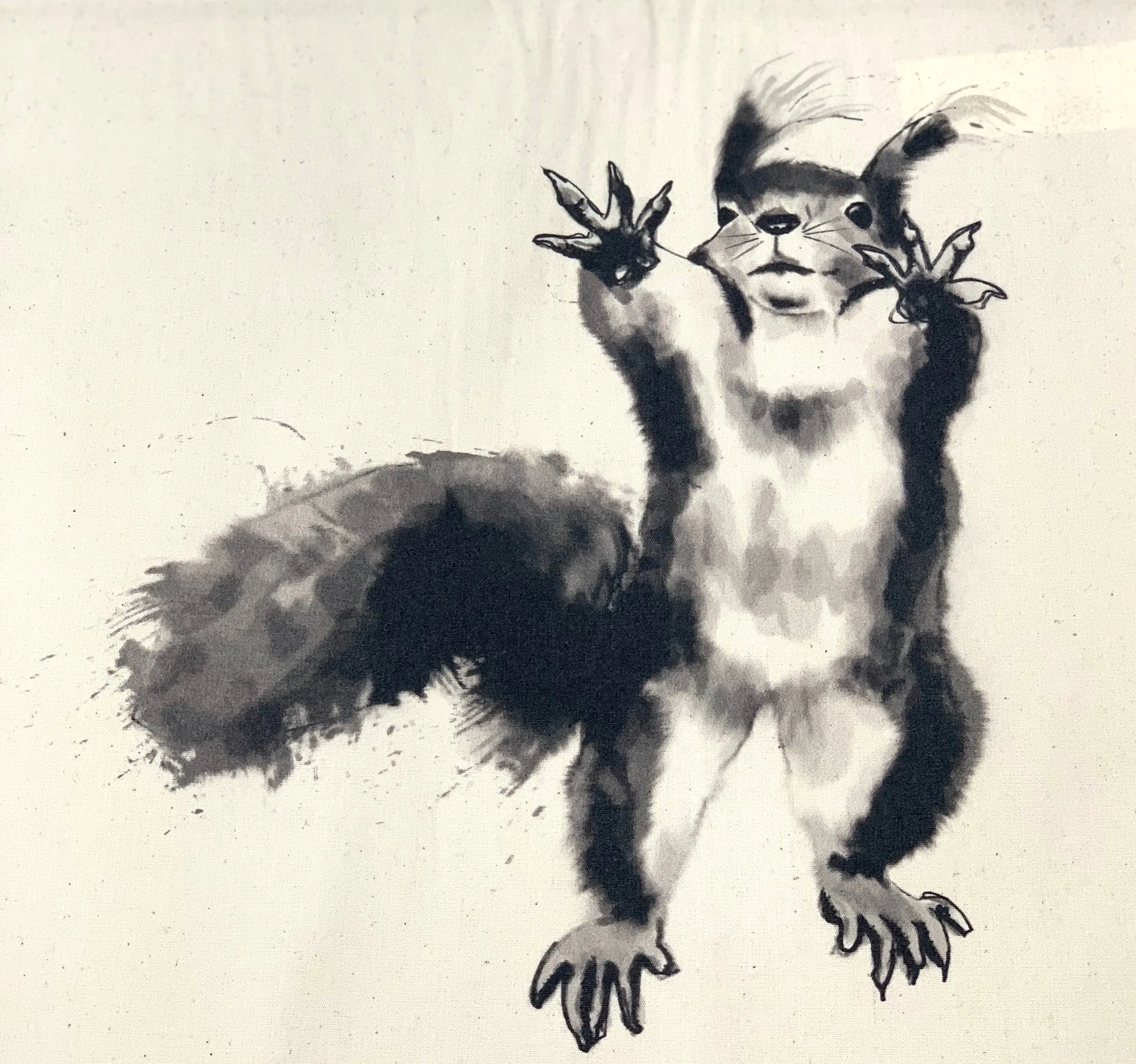 Squirrel tote bag