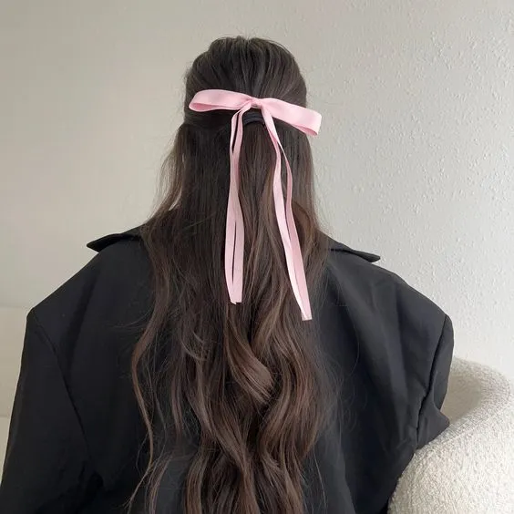 Stacie Silk Bow Hair Clip