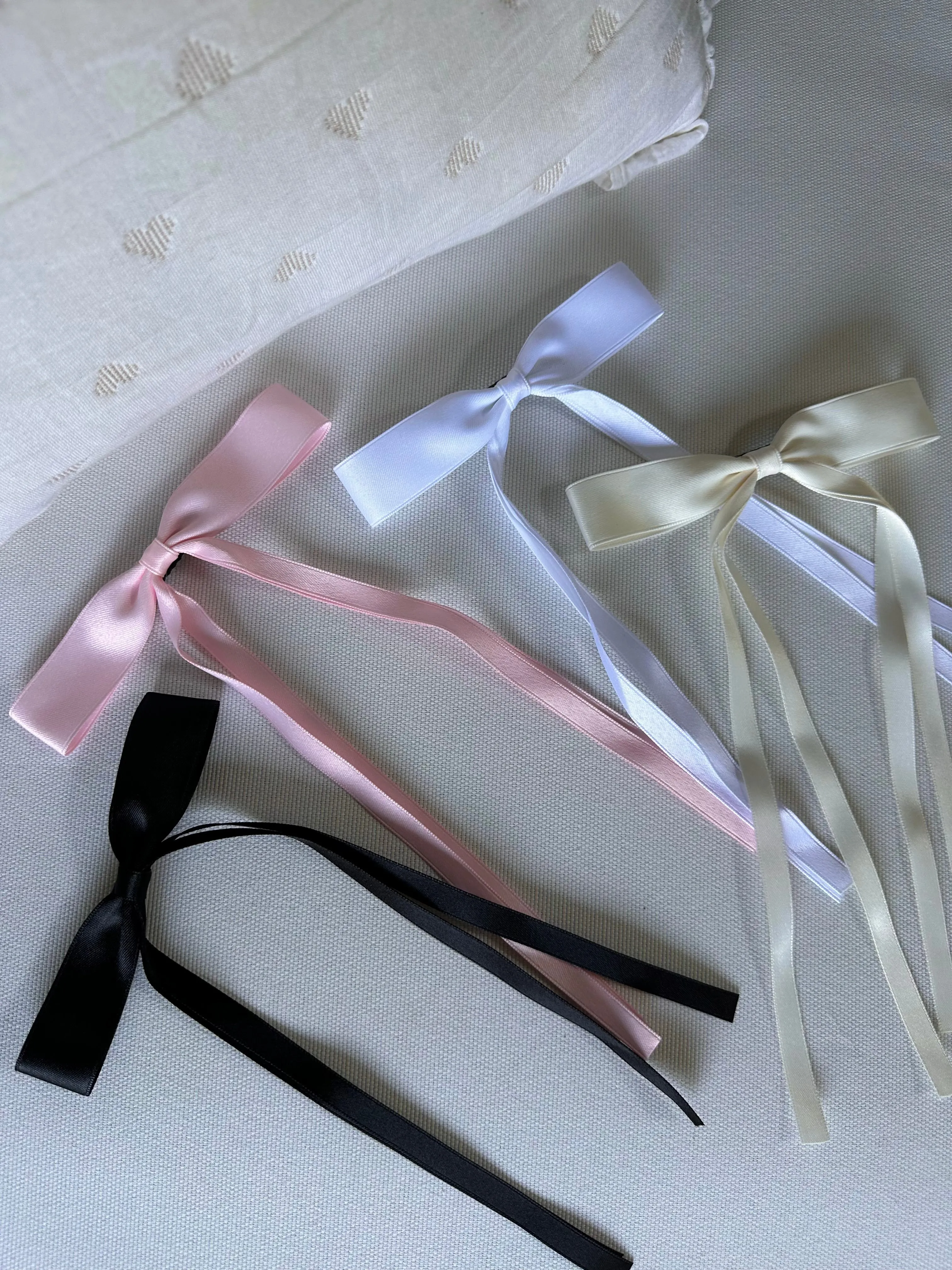 Stacie Silk Bow Hair Clip