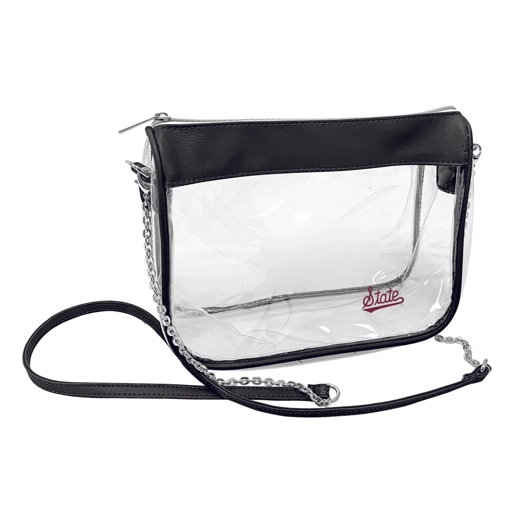 State Script Hype Clear Purse