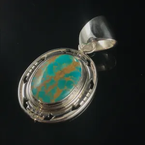 Sterling Silver & Turquoise Pendant