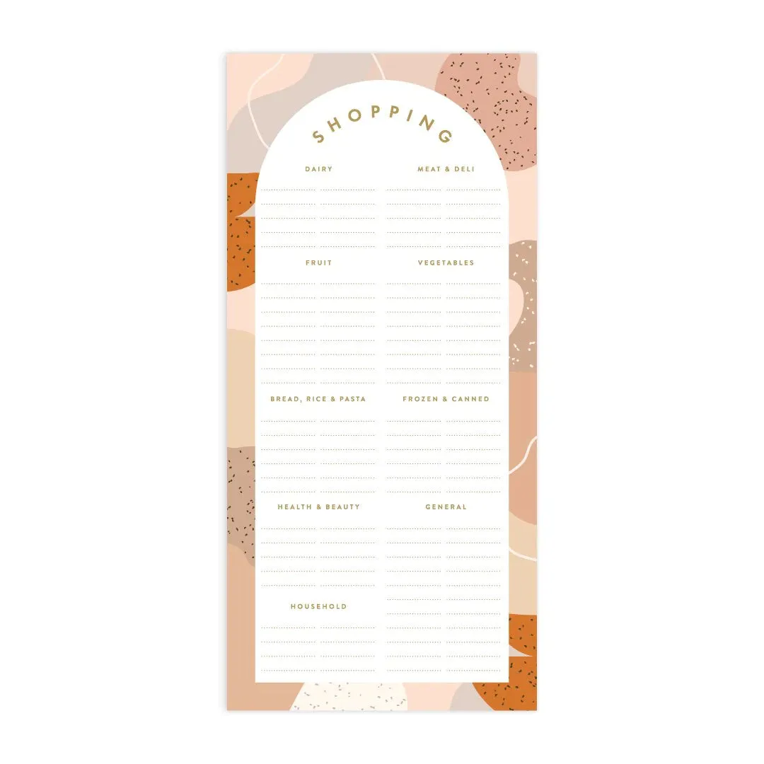 Still Life Shopping List Magnet Notepad
