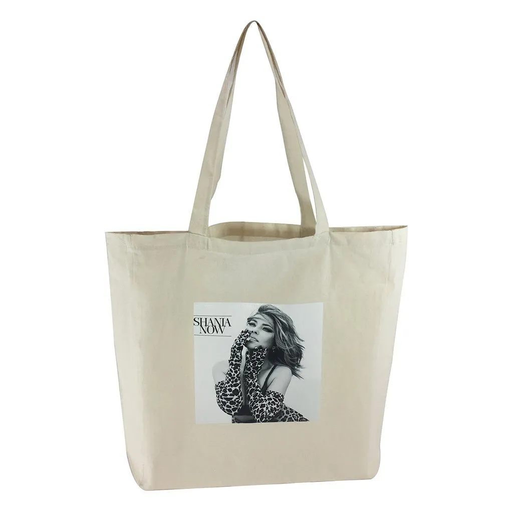 Stock Calico Shopping Bag With Extra Long Handle(SCB-19T)