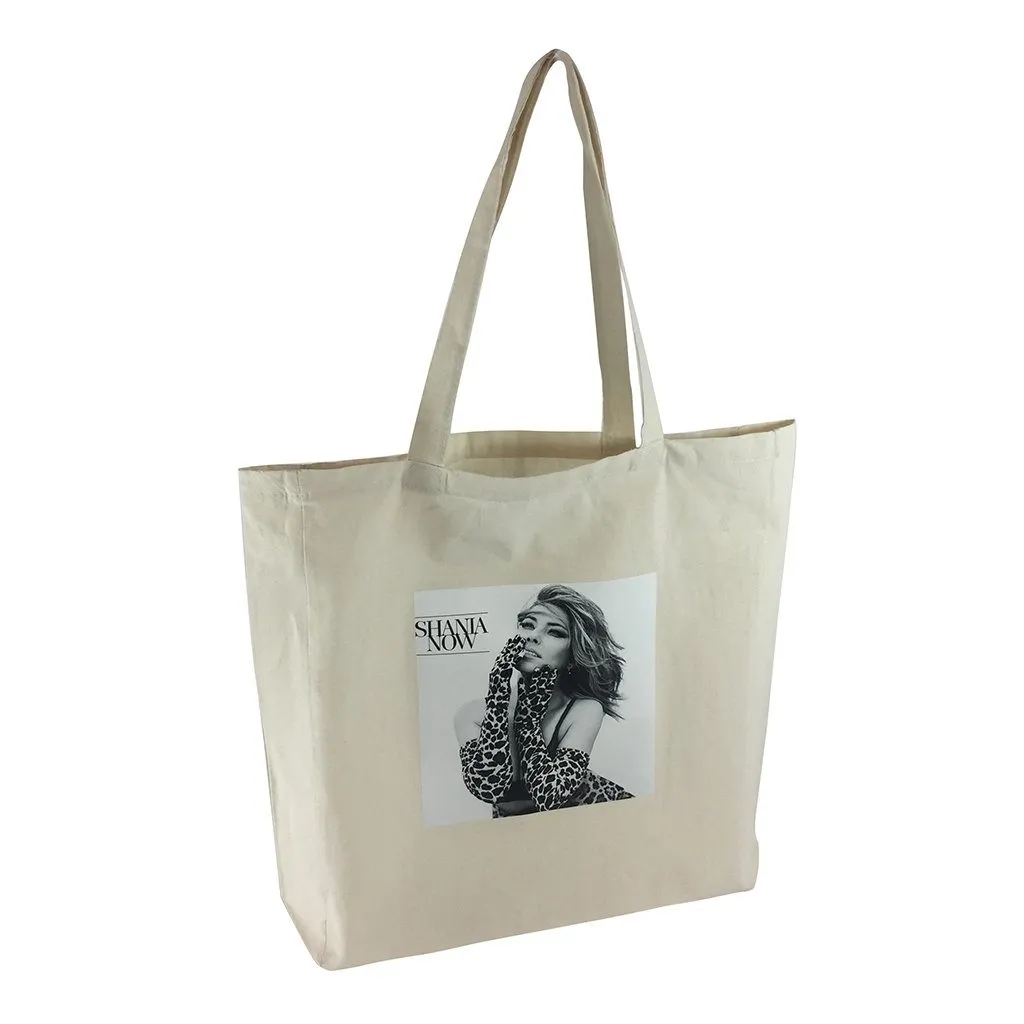 Stock Calico Shopping Bag With Extra Long Handle(SCB-19T)