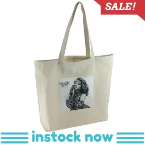 Stock Calico Shopping Bag With Extra Long Handle(SCB-19T)