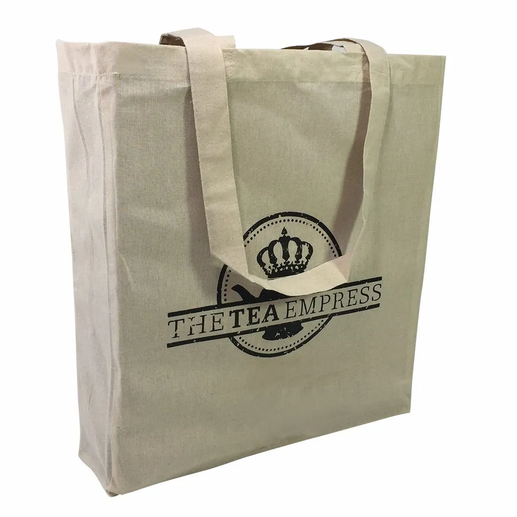Stock Calico Shopping Bag With Extra Long Handle(SCB-19T)