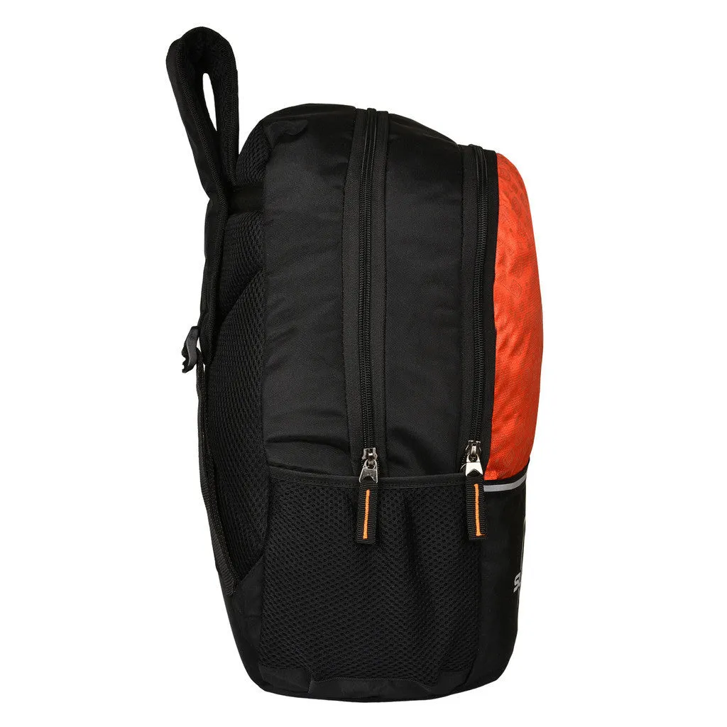 Suntop Pixel Daypack Bag Waterproof Fabric 24 L Backpack(Black and Orange)
