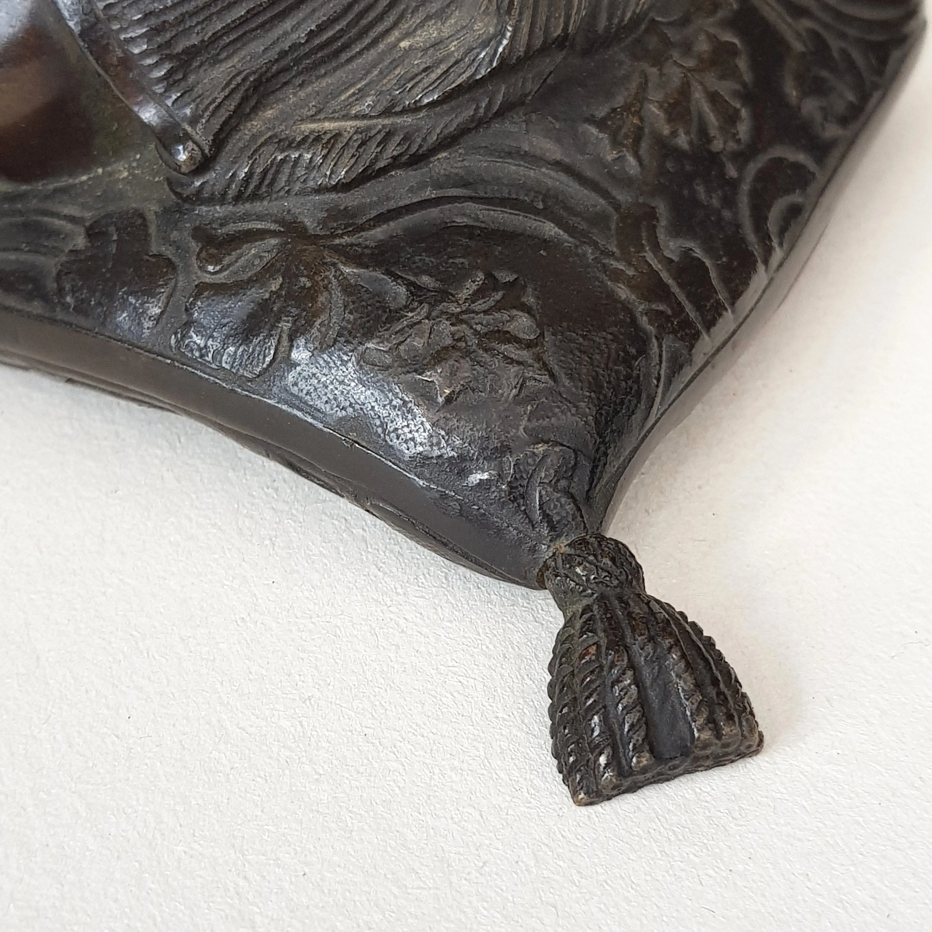 Superb Bronze Statue Figure Of A Young Girl In Prayer Antique Victorian circa 1870