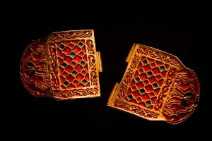 Sutton Hoo Shoulder clasp 1 set - S-31