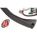 TechFlex - 3/8 Inch F6-Self Wrap Sleeving - Black 75ft