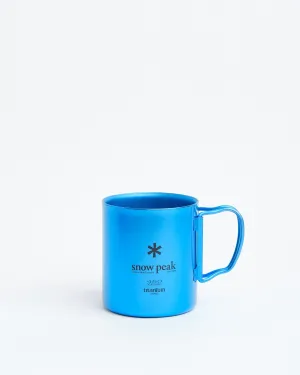 TITANIUM DOUBLE WALL CUP 450 BLUE
