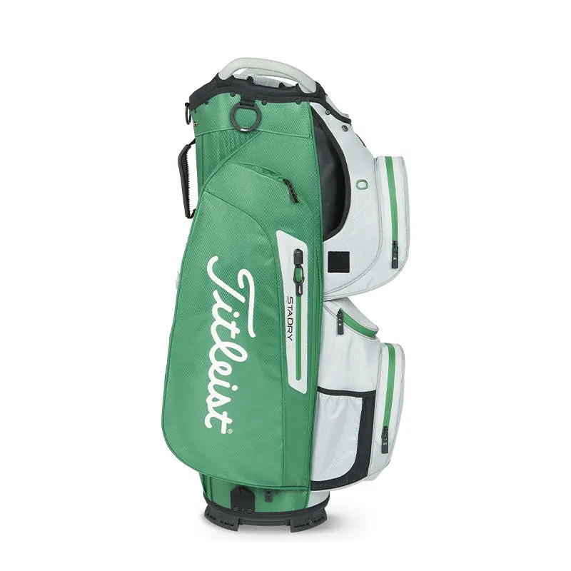 TITLEIST Cart 15 StaDry Cart Bag (Green/Grey/Black)