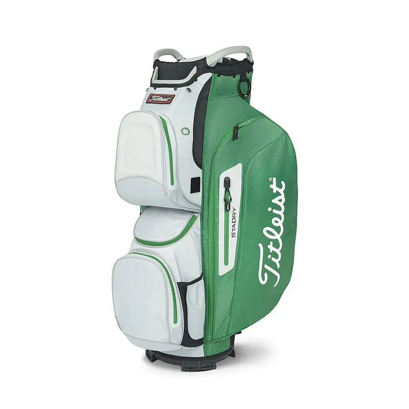 TITLEIST Cart 15 StaDry Cart Bag (Green/Grey/Black)