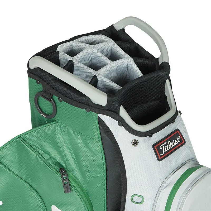 TITLEIST Cart 15 StaDry Cart Bag (Green/Grey/Black)