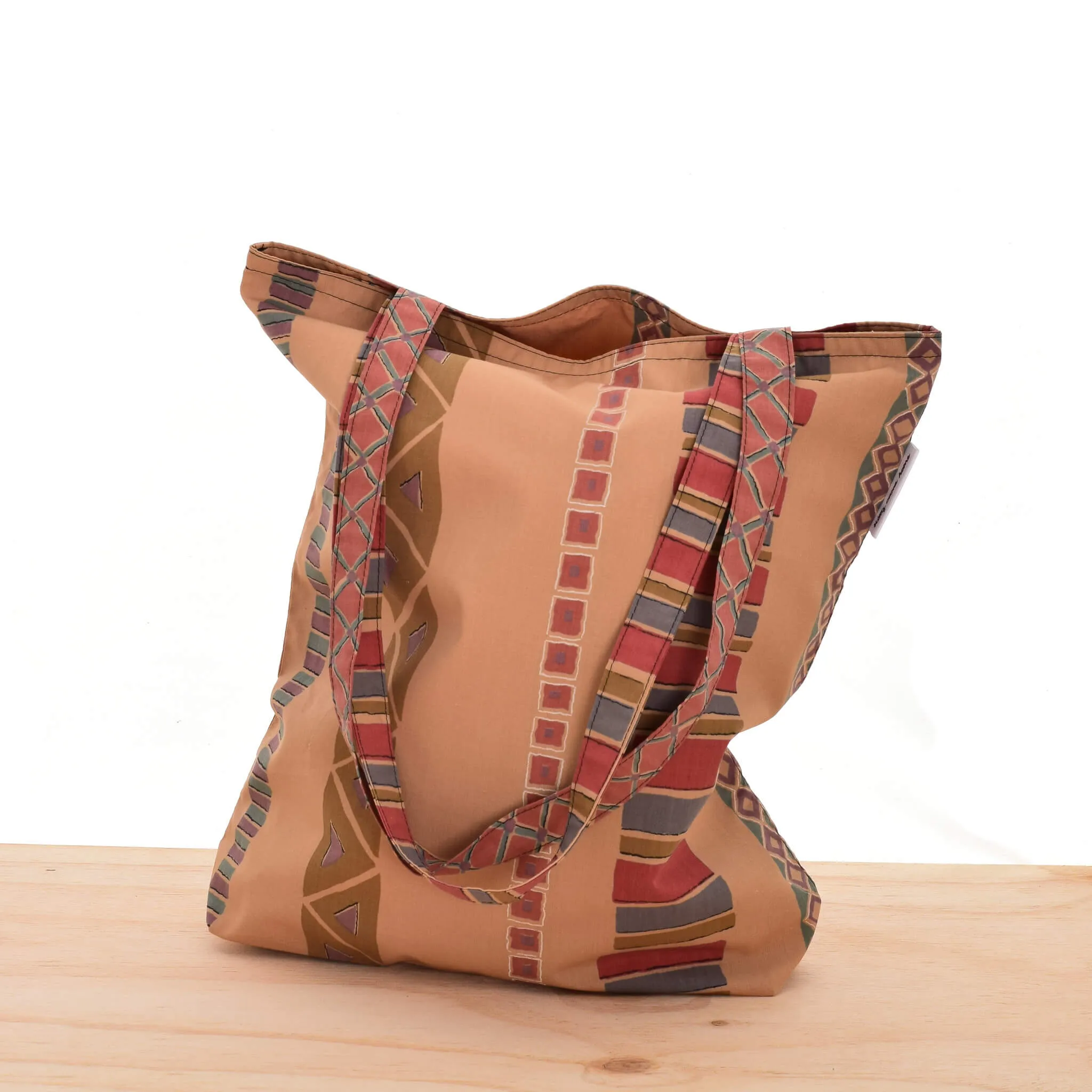 Tote Bag - Vintage Sheridan geometric