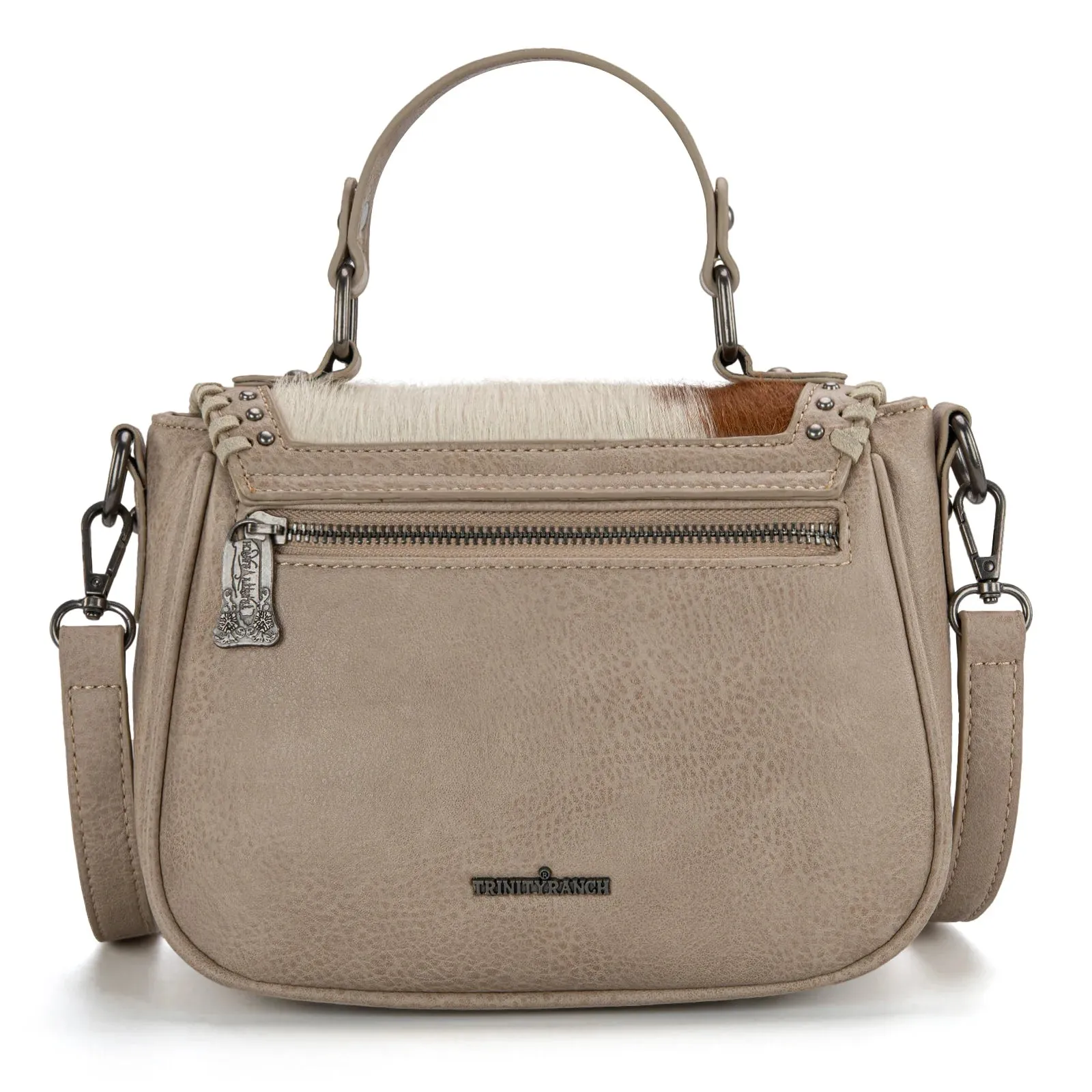 Trinity Ranch Crossbody Saddle Bag - Tan