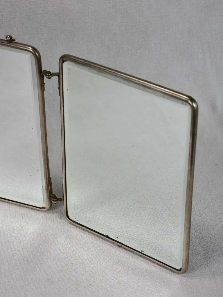 Triptych barbers mirror