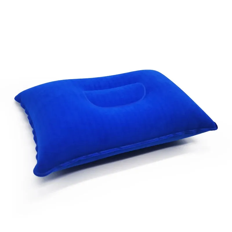 Ultralight Inflatable PVC Nylon Air Pillows Camping Hiking Beach Car Plane