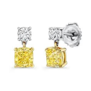 Uneek Earring 18K White Gold, 18K Yellow Gold LVE683CU