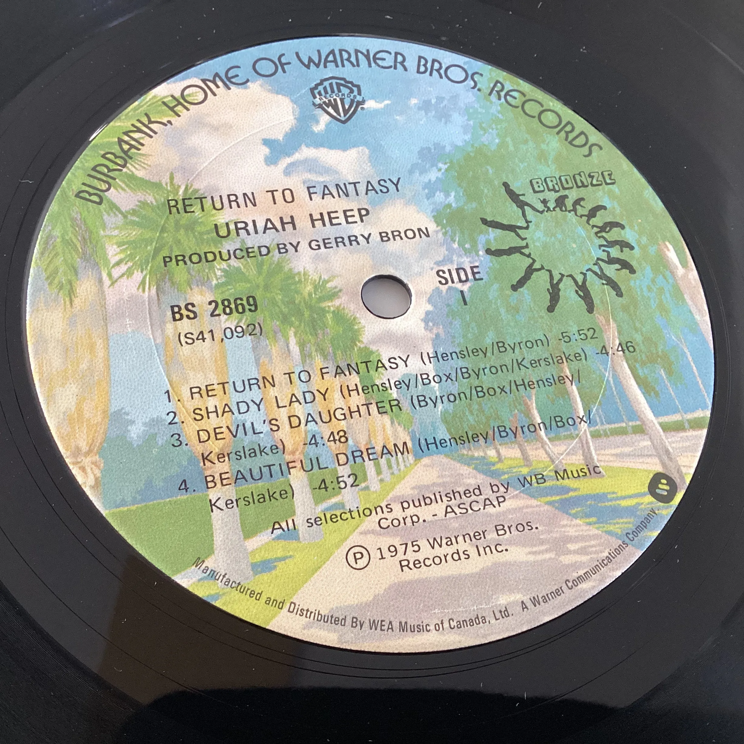 URIAH HEEP = RETURN TO FANTASY (CDN 1975) (USED)