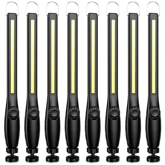 USB Rechargeable LED Flashlight New COB Magnetic Work Lamp Portable Lanterna Built In Battery Camping Torch Emergency Light