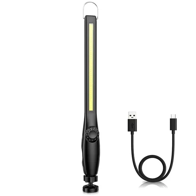 USB Rechargeable LED Flashlight New COB Magnetic Work Lamp Portable Lanterna Built In Battery Camping Torch Emergency Light