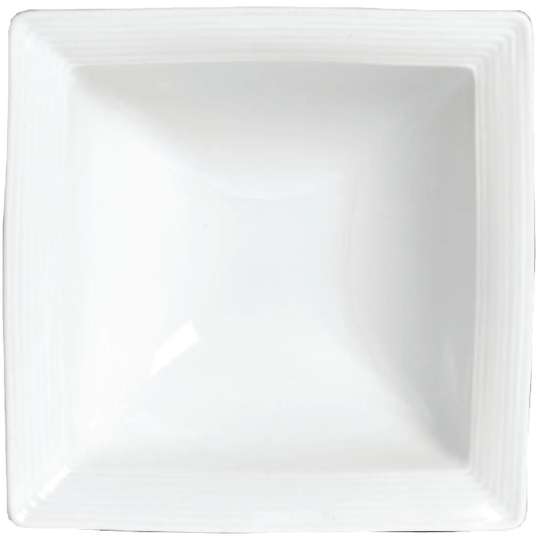V6075 Steelite Ozorio Aura Square Cereal Bowls 160mm (Pack of 12)