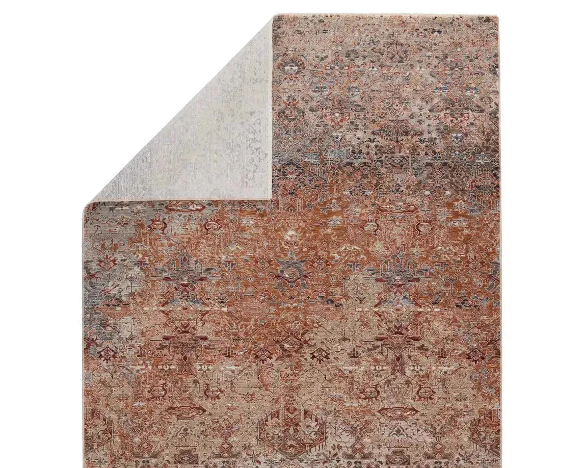 Valentia VLN19 Terracotta/Gold Rug